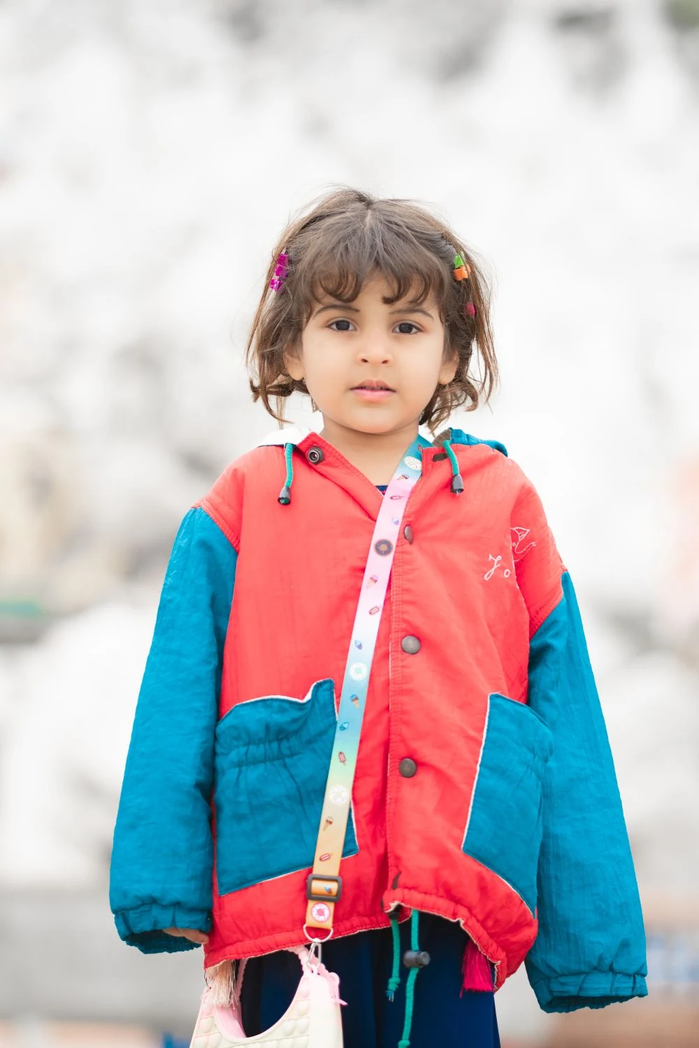 Colour-block Winter Jacket