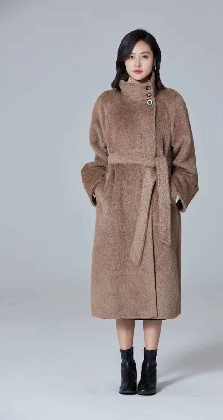 Stand-collar Belted Coat from the Nanong apparel catalogue
